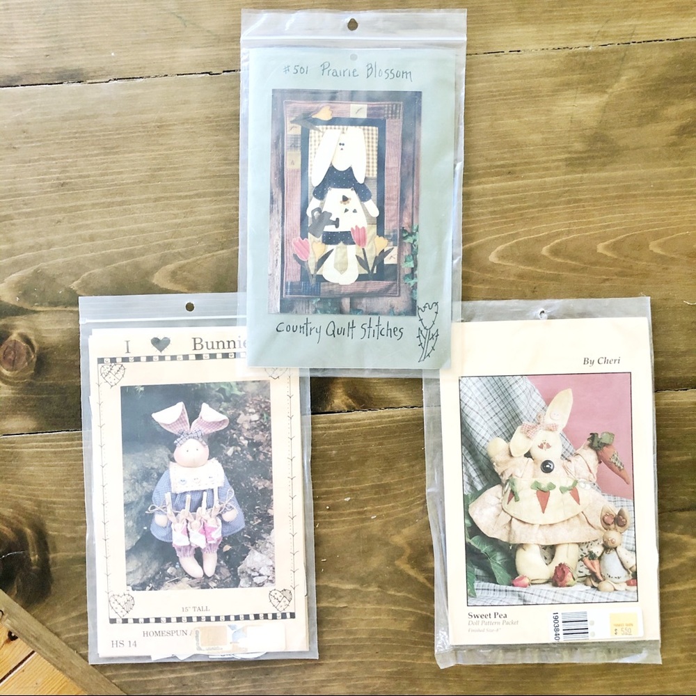 Bunny Quilt Wallhanging and Bunny Doll Patterns